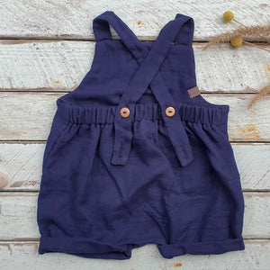 Muslin Summer Overall | BOXX kids | Mustard and Navy