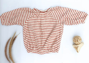Organic Terry Slouchy Pullover | BOXX kids | 2 Colours (Stripes)